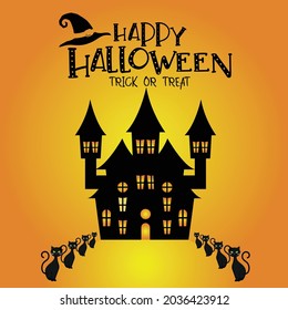 Happy halloween trick or treat Design