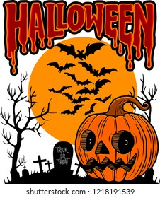 happy halloween, trick or treat, halloween typography, halloween party