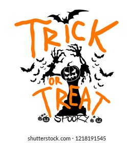 happy halloween, trick or treat, halloween typography, halloween party