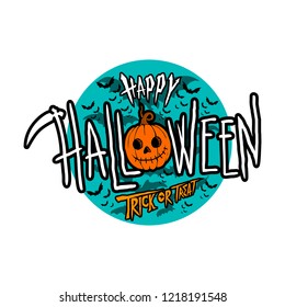 happy halloween, trick or treat, halloween typography, halloween party