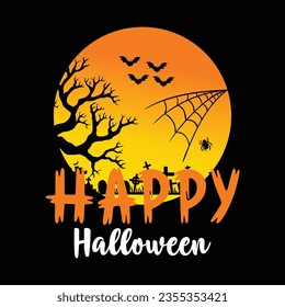 Happy Halloween t-shirt design 2023
