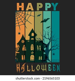 "Happy Halloween" A T-Shirt Design