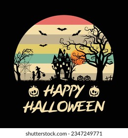 Happy Halloween T-shirt Design for 31 October