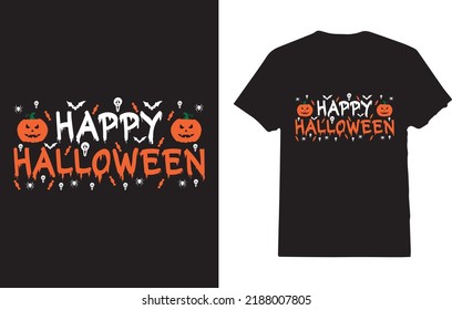 Happy Halloween T-Shirt Design For Boys And Girls