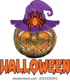 Happy Halloween T-Shirt Design, Halloween day 2023, Pumpkin vector, Happy Halloween day 2023.