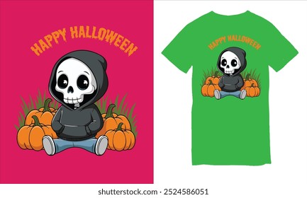 Happy Halloween t-shirt design illustrations