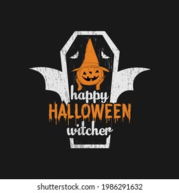 Happy Halloween T-shirt Design vector