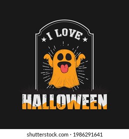 Happy Halloween T-shirt Design vector