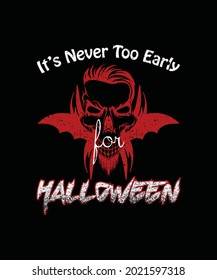 Diseño de camisetas de Halloween feliz, plantilla de diseño de camisetas vectoriales para el negocio de la vaina, espeluznante diseño de camisetas de Halloween 