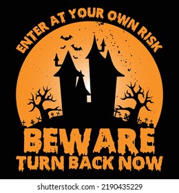 Happy Halloween T-shirt design vector