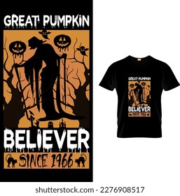  Happy Halloween T-Shirt Design. Halloween Vector Graphic. Halloween T-Shirt illustration. Horns head devil t-shirt design. Beautiful and eye catching halloween vector 