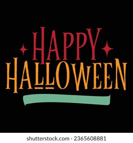  Happy Halloween T-Shirt Design, Vector File 