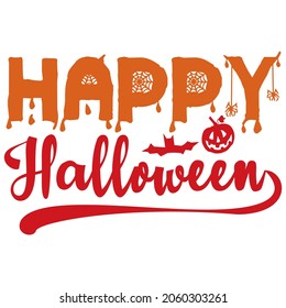 Happy halloween t-shirt design, you can download vector file.