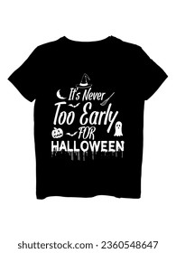  'Happy Halloween' t-shirt that combines classic spooky elements with a playful twist. 