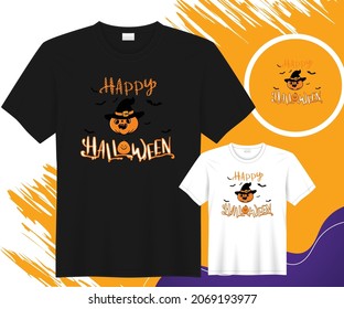 happy Halloween T-Shirt Vector design vector art  