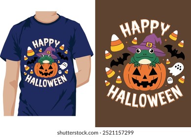 feliz Halloween t-shirt vetor ilustração arte