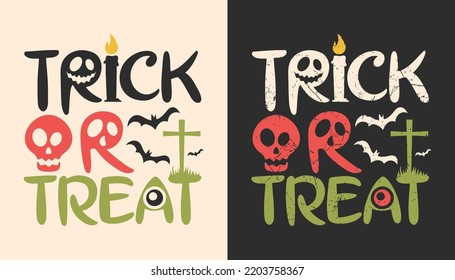 Happy Halloween Typography Design t-shirts, mugs, bags, labels, posters, and other prints.