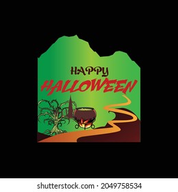Happy Halloween Typography T shirt