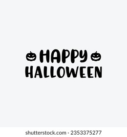 Happy Halloween. Typography Halloween t-shirt design. Halloween t-shirt design template easy to print for man, women, and children