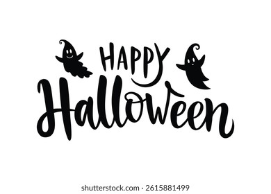Happy Halloween Typography Vector Design