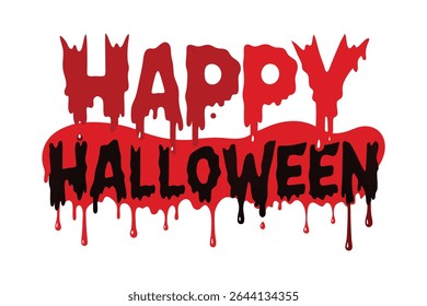 Happy Halloween Typography Vector Design