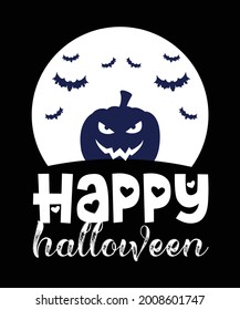 Happy Halloween Unique T-shirt Design