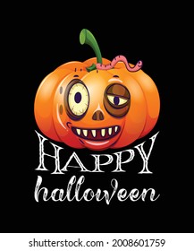 Happy Halloween Unique T-shirt Design