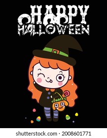 Happy Halloween Unique T-shirt Design
