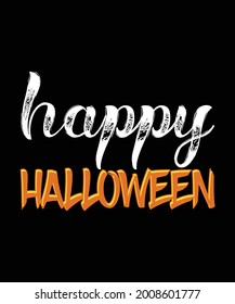 Happy Halloween Unique T-shirt Design
