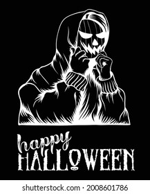 Happy Halloween Unique T-shirt Design