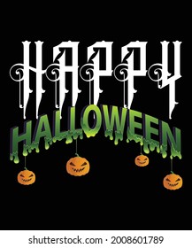 Happy Halloween Unique T-shirt Design