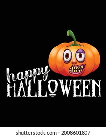 Happy Halloween Unique T-shirt Design