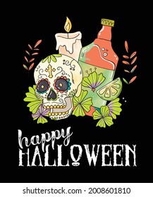 Happy Halloween Unique T-shirt Design
