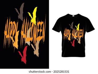 Happy Halloween Unique T-shirt Design