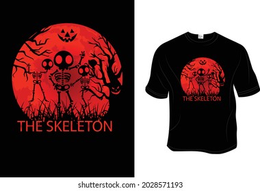 Happy Halloween - Unisex T shirt, Design vector, Greeting card, Poster, Mug Design.