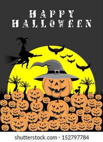 Happy Halloween, vector