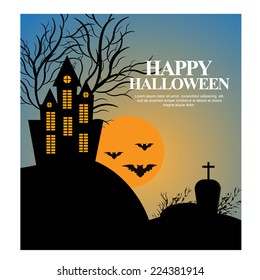 Happy Halloween. vector