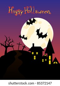 happy halloween - vector
