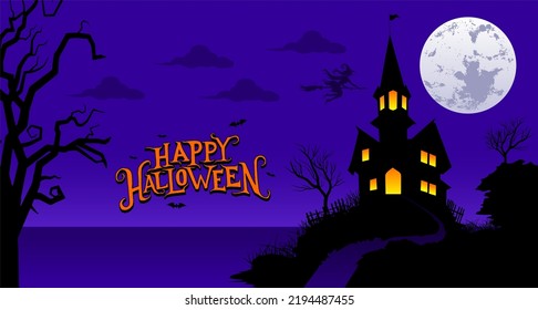 Happy Halloween Vector abstract background