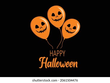 happy halloween vector art design