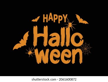 happy halloween vector art design hand drawn