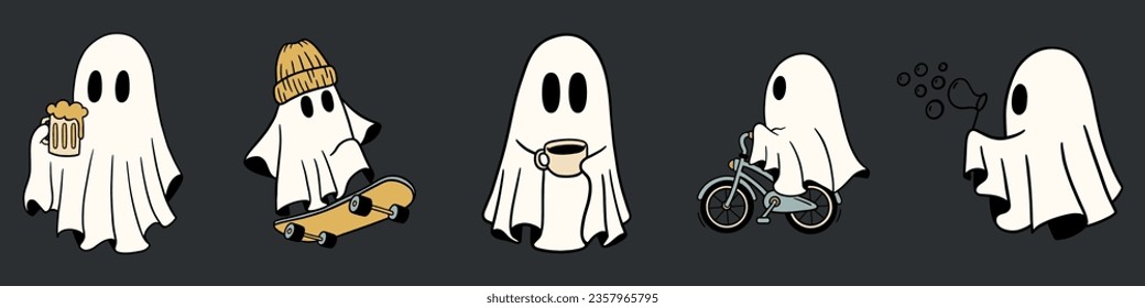 happy halloween vector art design