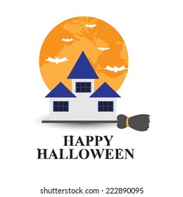 Happy Halloween. Vector background