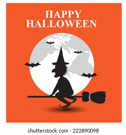 Happy Halloween. Vector background