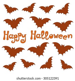 Happy halloween vector background