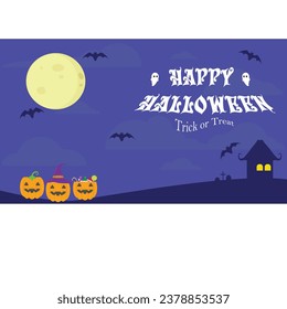 Happy Halloween vector background design