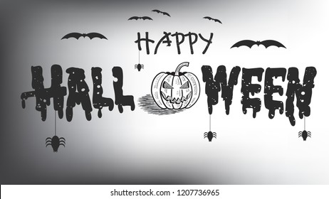 Happy Halloween Vector Background,Eps10 Format File