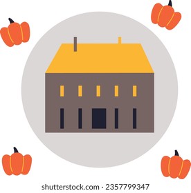 Happy Halloween. Vector cute illustrations