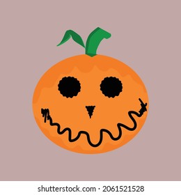 happy halloween vector cute pumpkin illustration