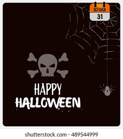 Happy Halloween Vector Design 